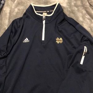 Notre Dame 1/4 zip pullover